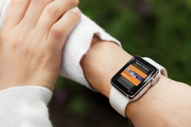 Displaying your Spryly card on an Apple Watch